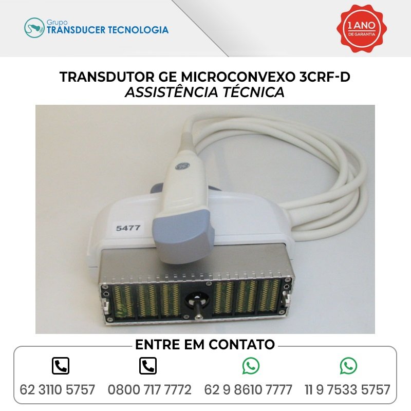 ASSISTENCIA TECNICA TRANSDUTOR GE MICROCONVEXO 3CRF D