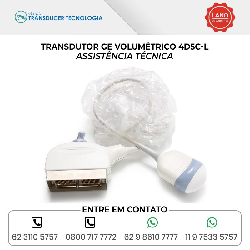 ASSISTENCIA TECNICA TRANSDUTOR GE VOLUMETRICO 4D5C L