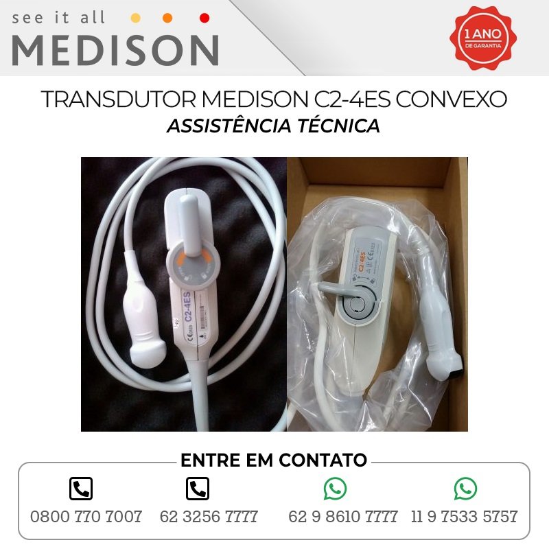 ASSISTÊNCIA TÉCNICA TRANSDUTOR MEDISON C2 4ES CONVEXO