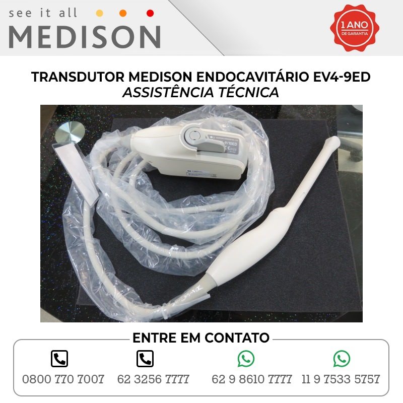 ASSISTÊNCIA TÉCNICA TRANSDUTOR MEDISON ENDOCAVITÁRIO EV4 9ED