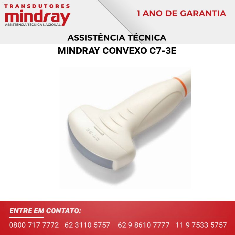 ASSISTÊNCIA TÉCNICA TRANSDUTOR MINDRAY CONVEXO C7 3E