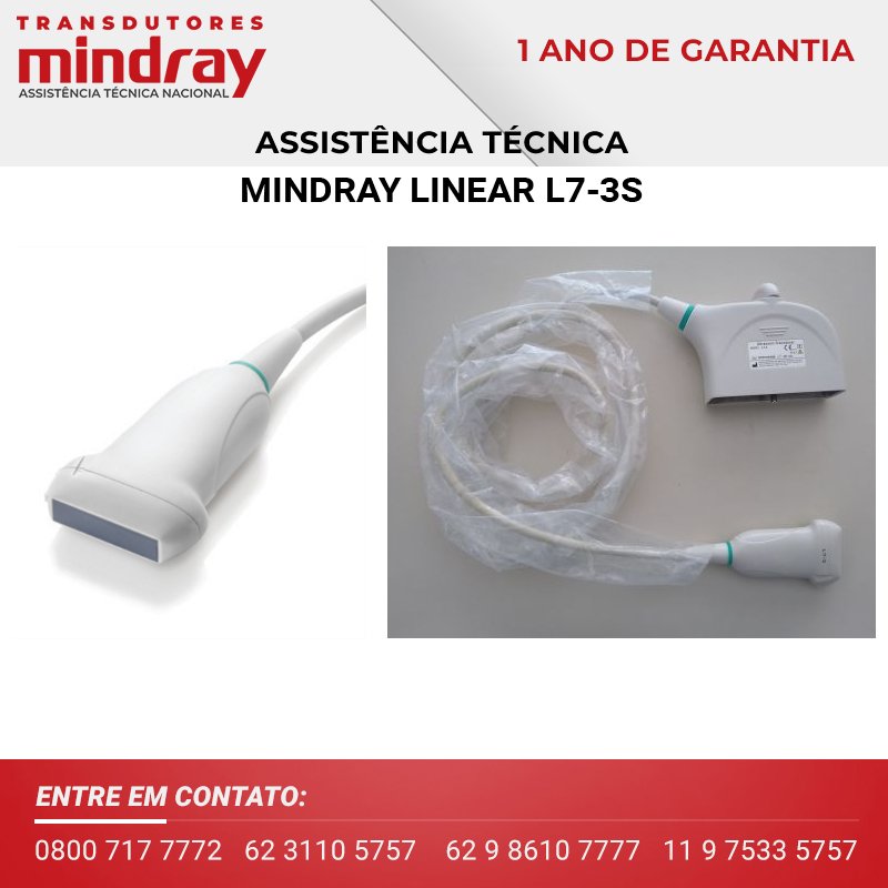 ASSISTÊNCIA TÉCNICA TRANSDUTOR MINDRAY LINEAR L7 3S