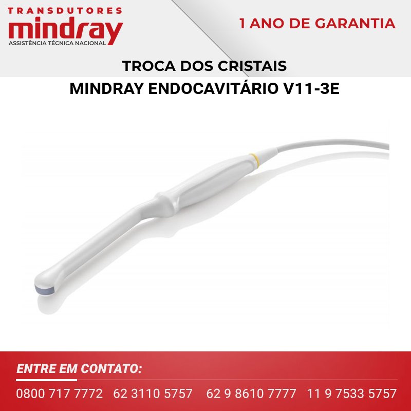 CRISTAL TRANSDUTOR MINDRAY ENDOCAVITÁRIO V11 3E