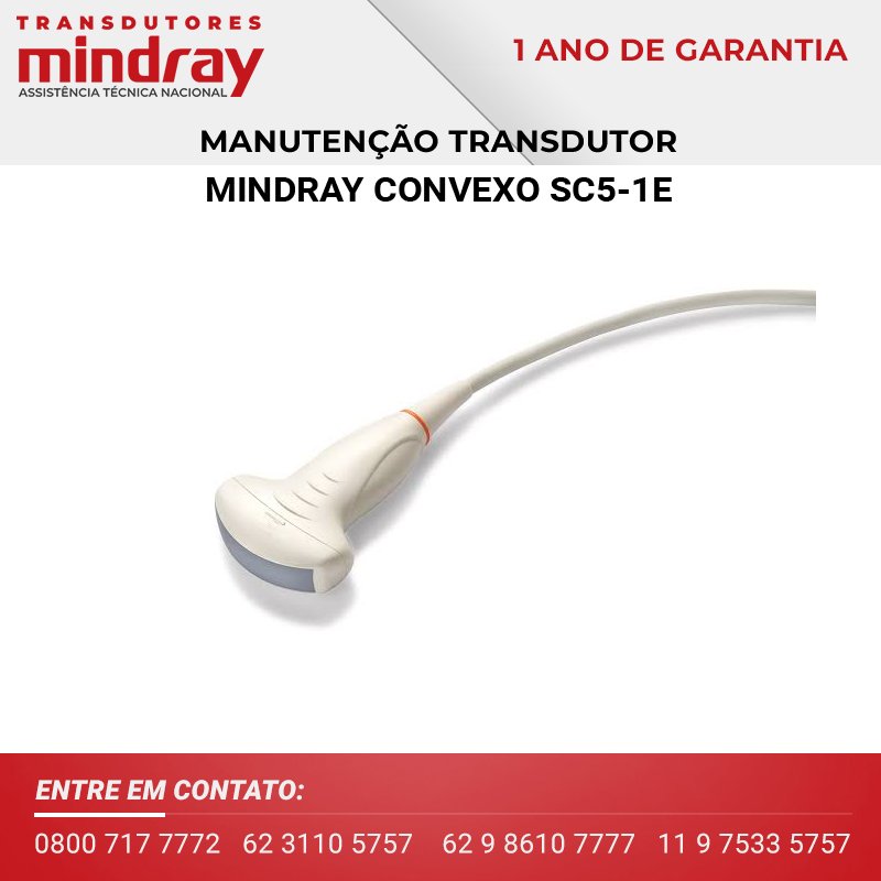 MANUTENÇÃO TRANSDUTOR MINDRAY CONVEXO SC5 1E