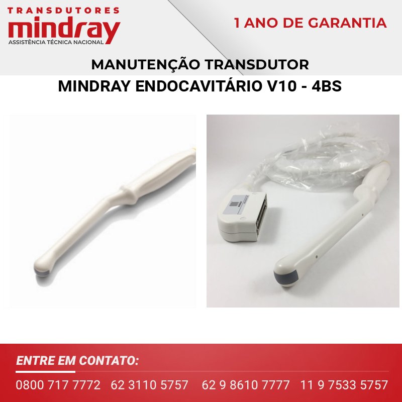 MANUTENÇÃO TRANSDUTOR MINDRAY ENDOCAVITÁRIO V10 4BS