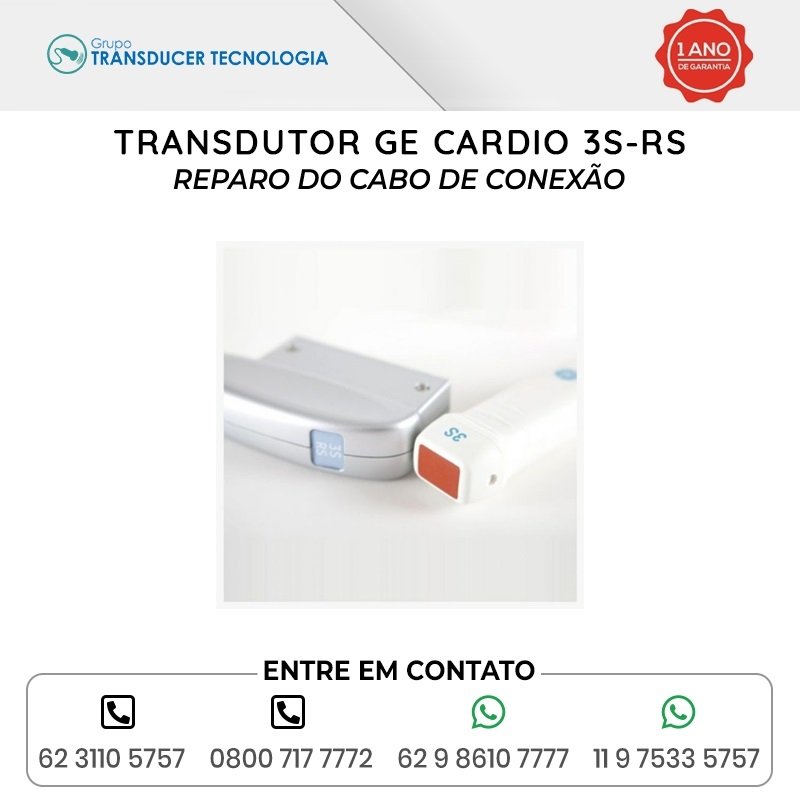 REPARO DO CABO DE CONEXAO TRANSDUTOR GE CARDIO 3S RS