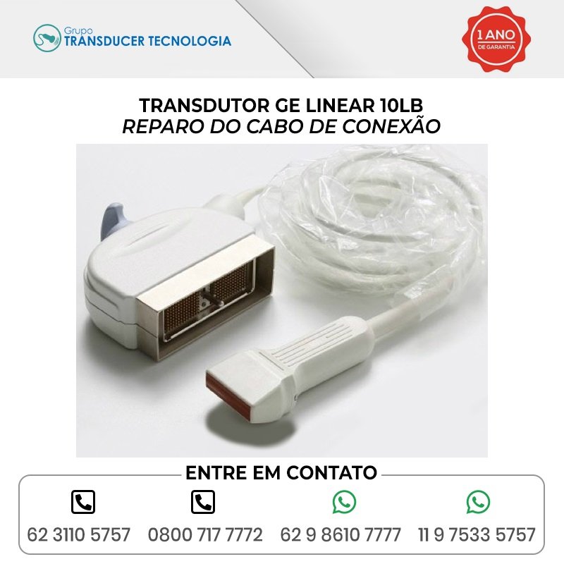 REPARO DO CABO DE CONEXAO TRANSDUTOR GE LINEAR 10LB