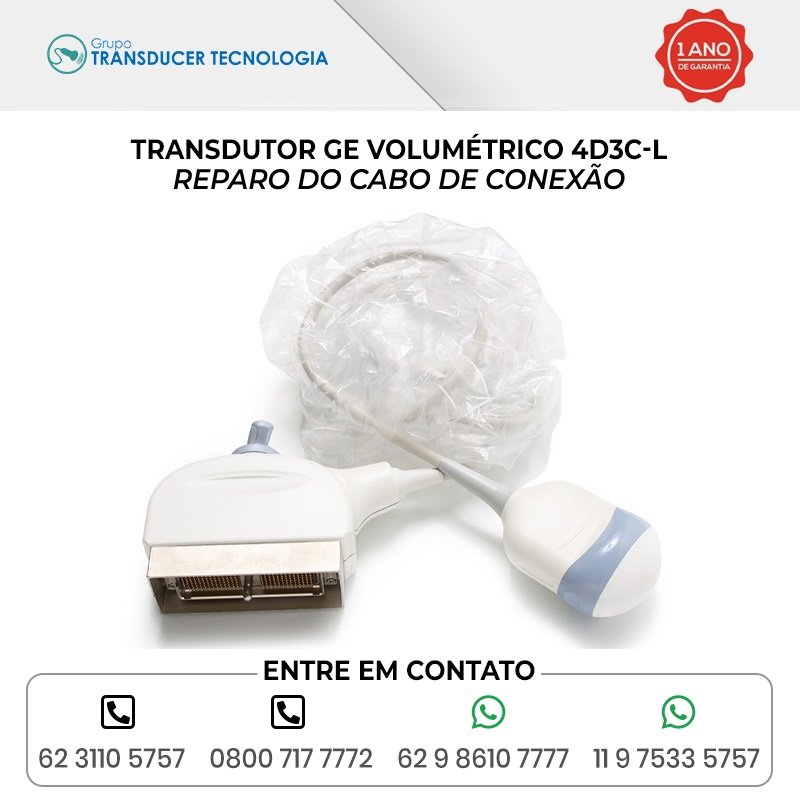 REPARO DO CABO DE CONEXAO TRANSDUTOR GE VOLUMETRICO 4D3C L