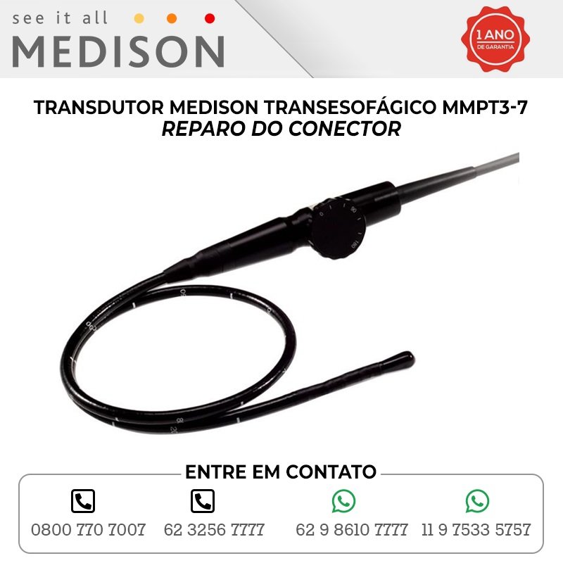 REPARO DO CONECTOR TRANSDUTOR MEDISON TRANSESOFAGICO MMPT3 7