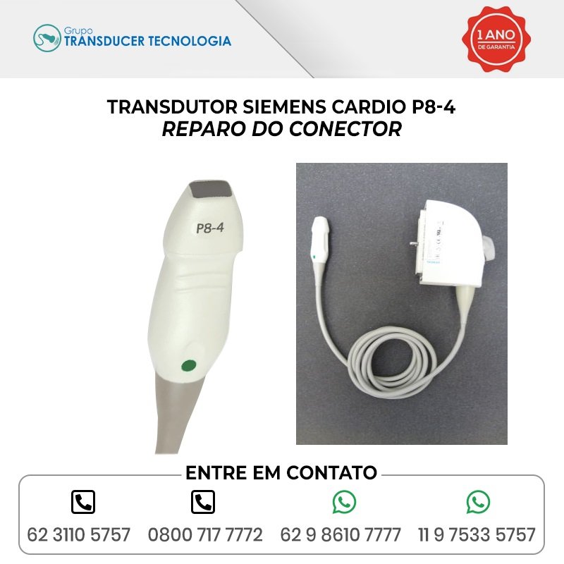 REPARO DO CONECTOR TRANSDUTOR SIEMENS CARDIO P8 4