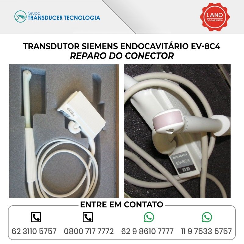 REPARO DO CONECTOR TRANSDUTOR SIEMENS ENDOCAVITARIO EV 8C4