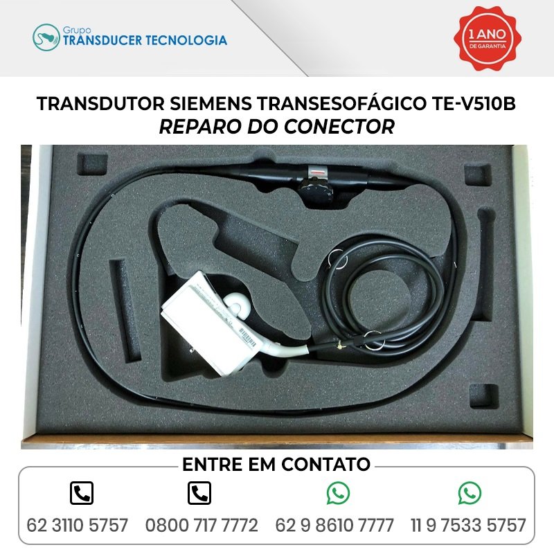 REPARO DO CONECTOR TRANSDUTOR SIEMENS TRANSESOFAGICO TE V510B
