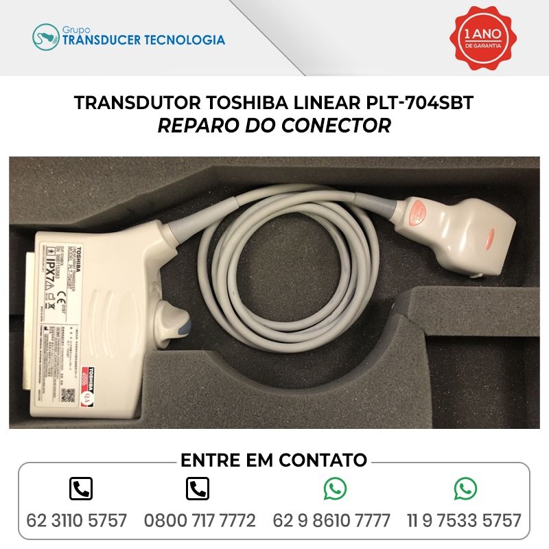 REPARO DO CONECTOR TRANSDUTOR TOSHIBA LINEAR PLT 704SBT