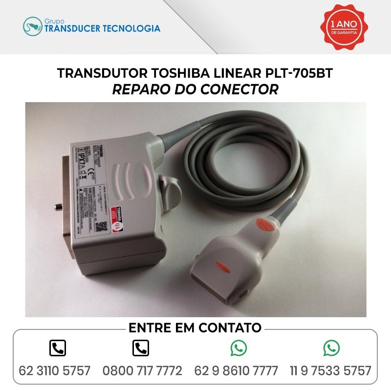 REPARO DO CONECTOR TRANSDUTOR TOSHIBA LINEAR PLT 705BT