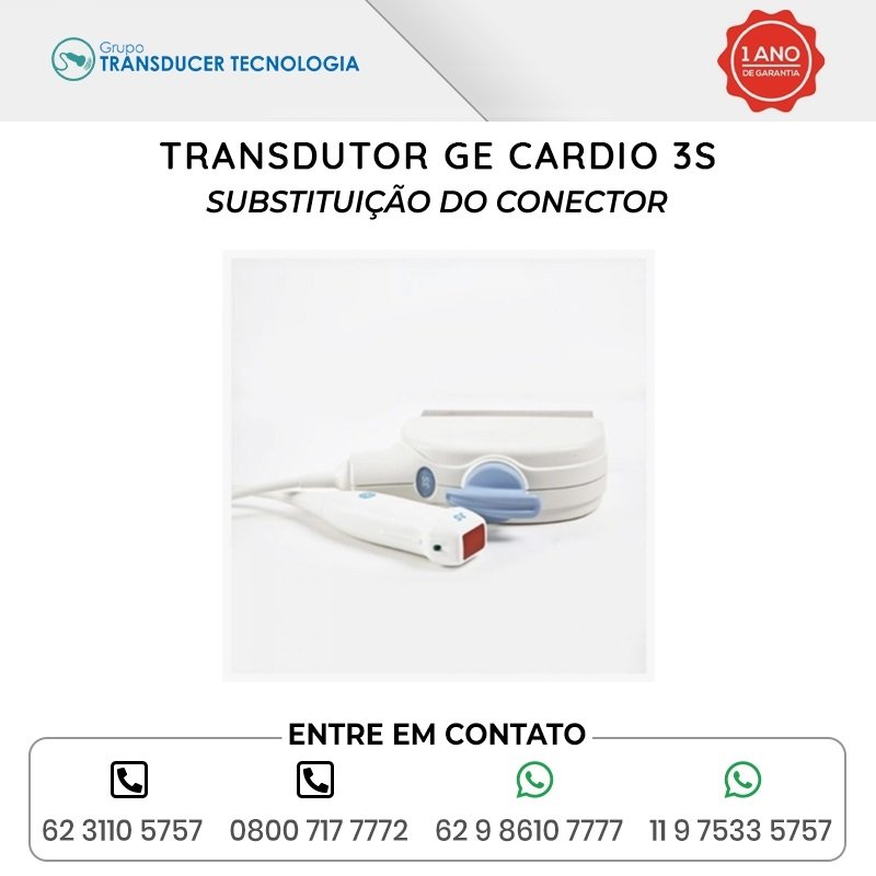 SUBSTITUICAO DO CONECTOR TRANSDUTOR GE CARDIO 3S