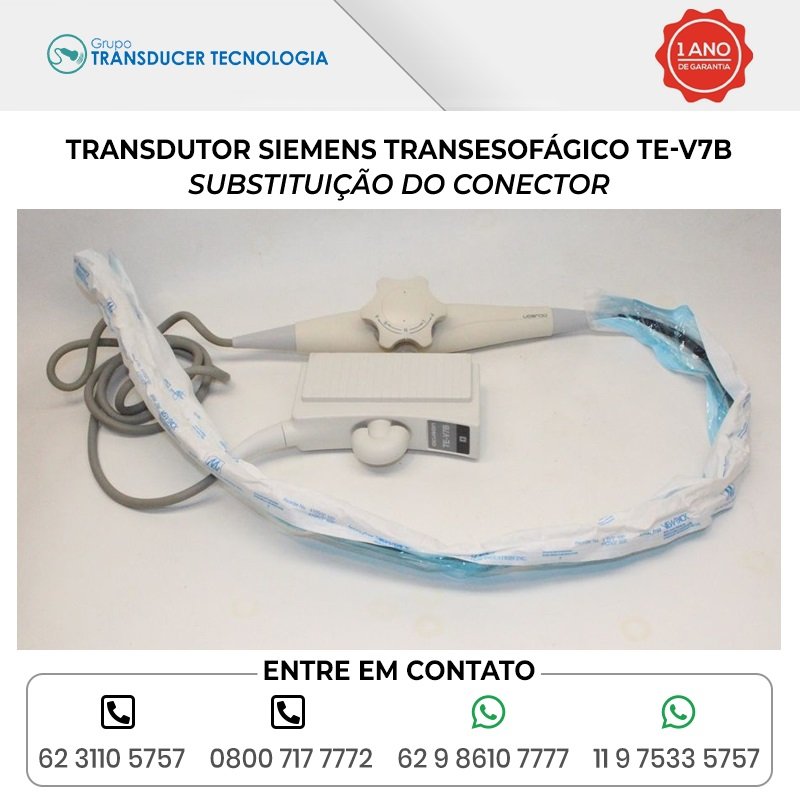 SUBSTITUICAO DO CONECTOR TRANSDUTOR SIEMENS TRANSESOFAGICO TE V7B