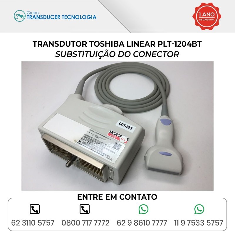 SUBSTITUICAO DO CONECTOR TRANSDUTOR TOSHIBA LINEAR PLT 1204BT