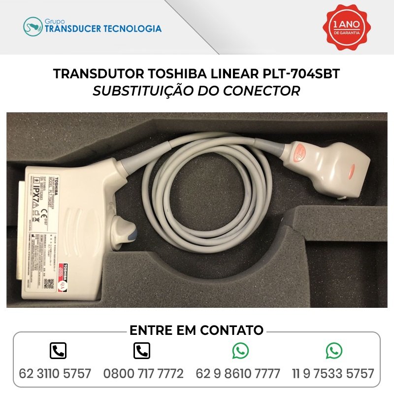 SUBSTITUICAO DO CONECTOR TRANSDUTOR TOSHIBA LINEAR PLT 704SBT
