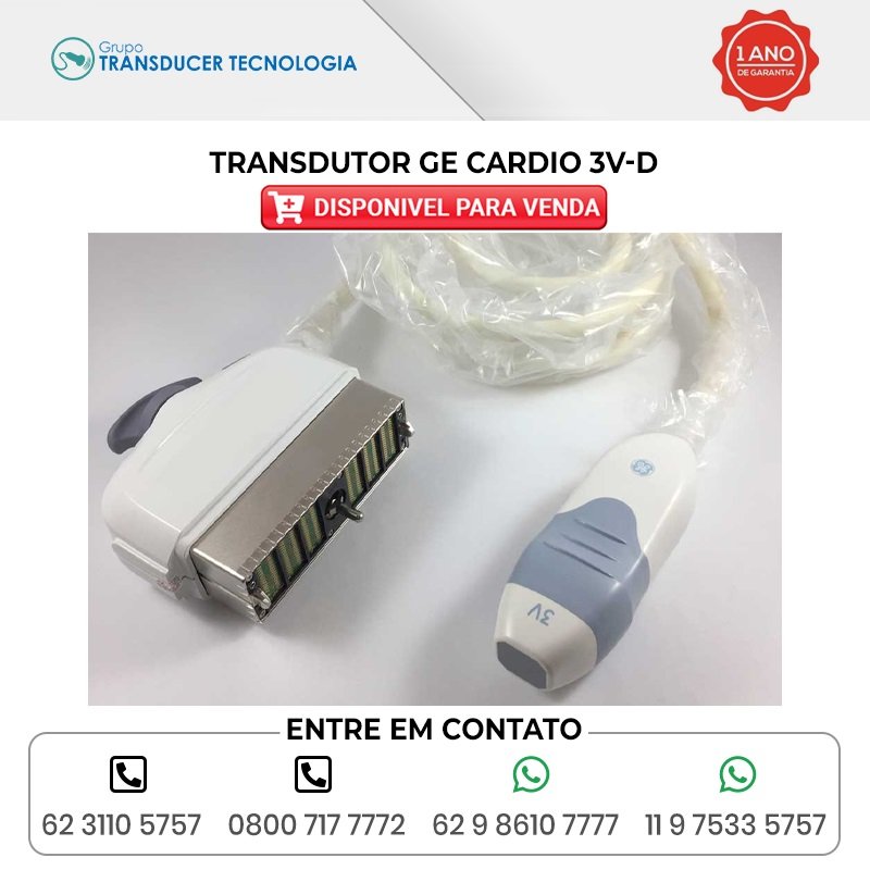 TRANSDUTOR GE CARDIO 3V D DISPONIVEL PARA VENDA