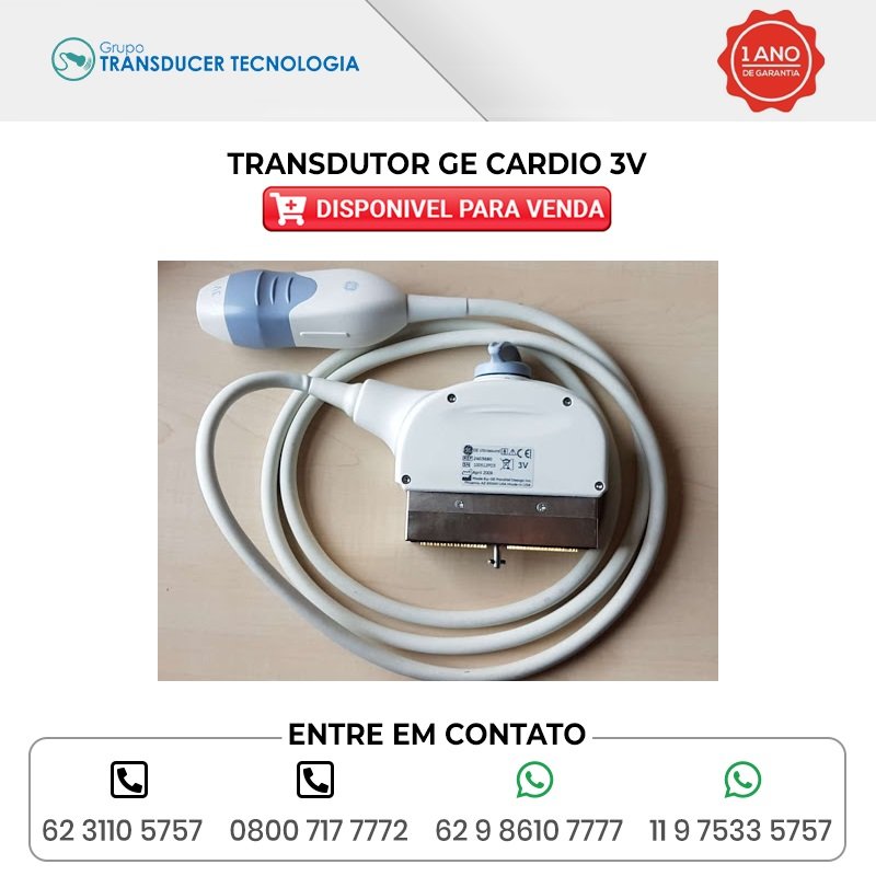 TRANSDUTOR GE CARDIO 3V DISPONIVEL PARA VENDA