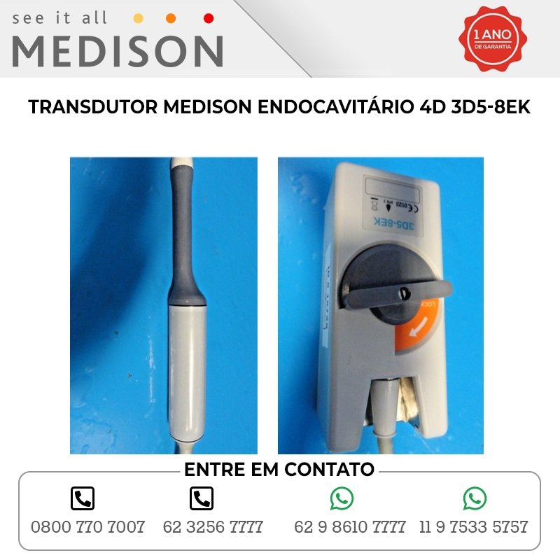 TRANSDUTOR MEDISON ENDOCAVITÁRIO 4D 3D5 8EK