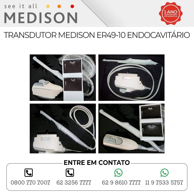 TRANSDUTOR MEDISON ER 49 10ED ENDOCAVITÁRIO