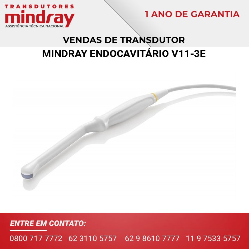 TRANSDUTOR MINDRAY ENDOCAVITÁRIO V11 3E A VENDA