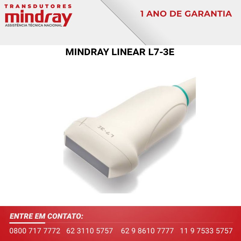 TRANSDUTOR MINDRAY LINEAR L7 3E