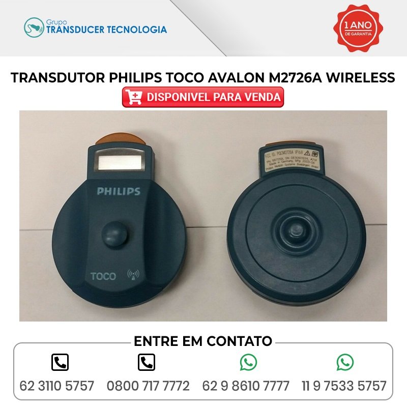 TRANSDUTOR PHILIPS TOCO AVALON M2726A WIRELESS DISPONIVEL PARA VENDA