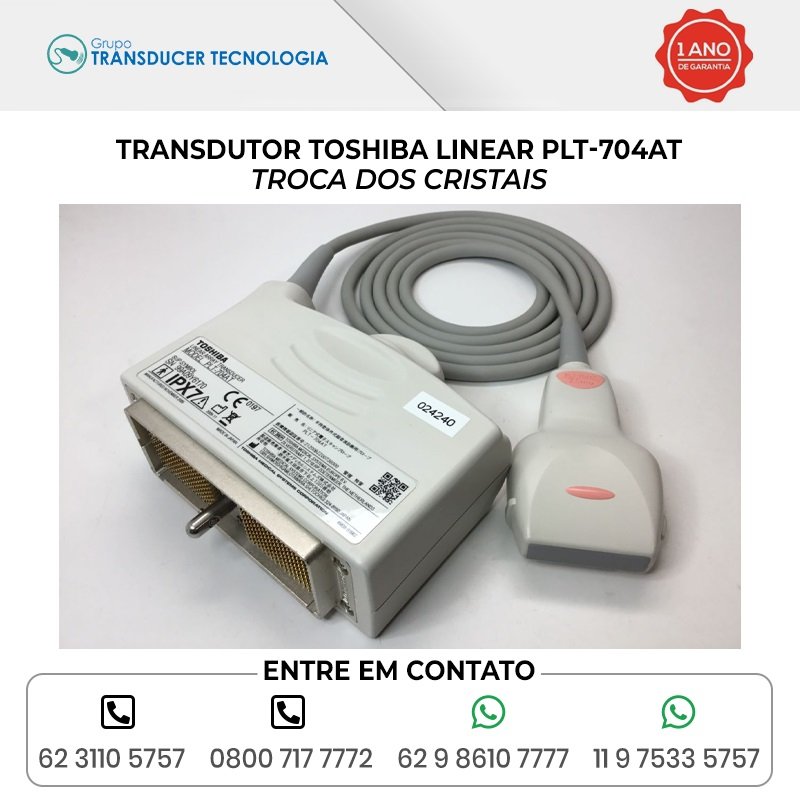 TROCA DOS CRISTAIS TRANSDUTOR TOSHIBA LINEAR PLT 704AT