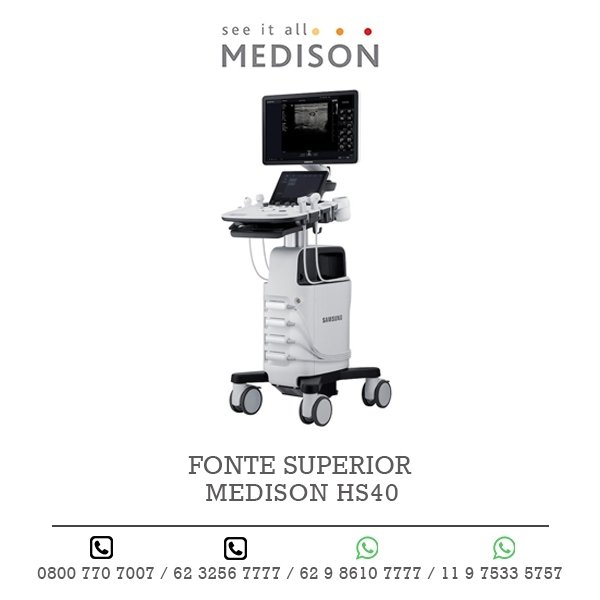 FONTE SUPERIOR ULTRASSOM MEDISON HS40