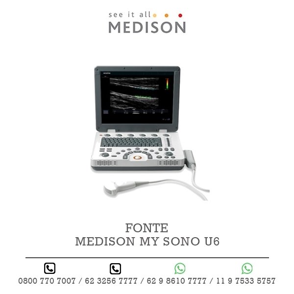 FONTE ULTRASSOM MEDISON MY SONO U6