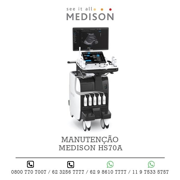 MANUTENÇÃO ULTRASSOM MEDISON HS70A