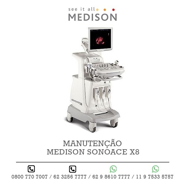 MANUTENÇÃO ULTRASSOM MEDISON SONOACE X8