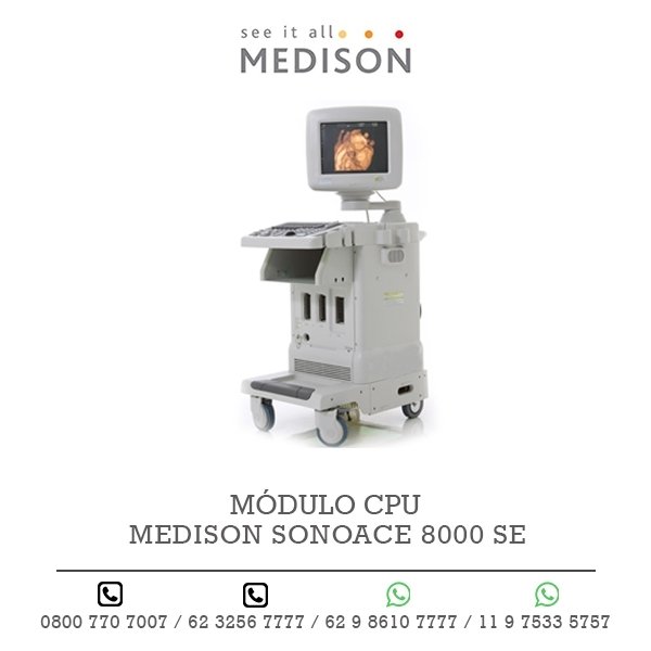 MÓDULO CPU ULTRASSOM MEDISON SONOACE 8000 SE