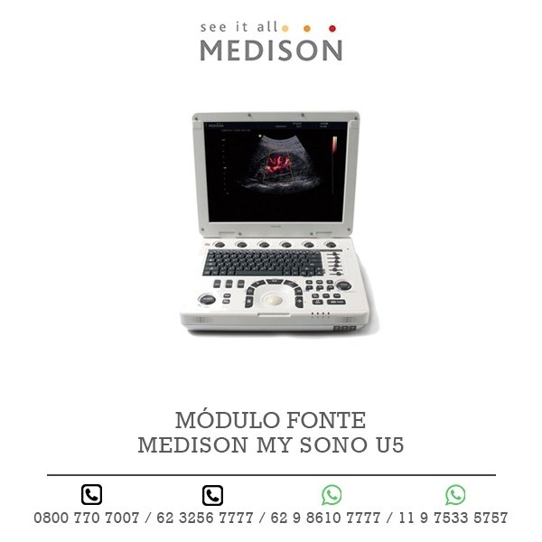 MÓDULO FONTE ULTRASSOM MEDISON MY SONO U5