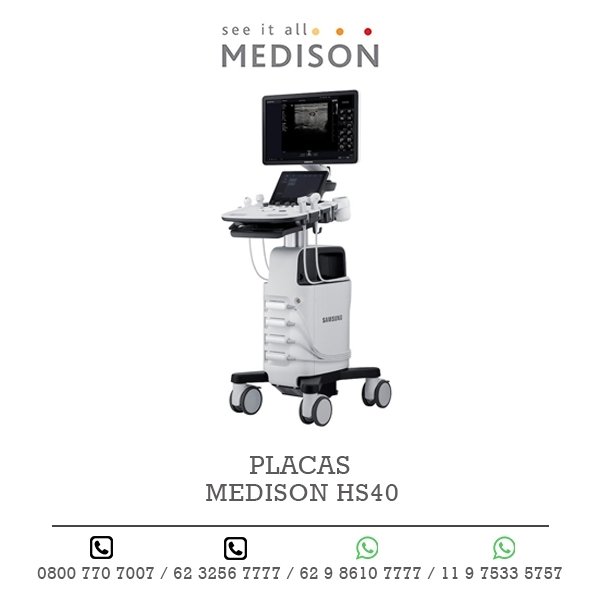 PLACAS ULTRASSOM MEDISON HS40