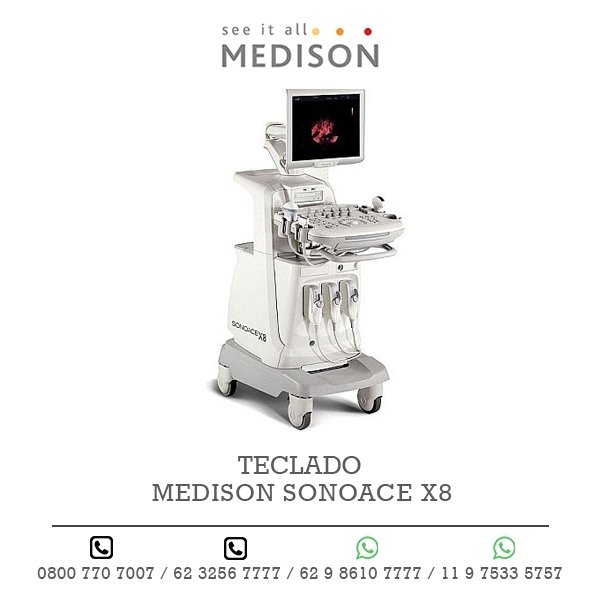 TECLADO ULTRASSOM MEDISON SONOACE X8