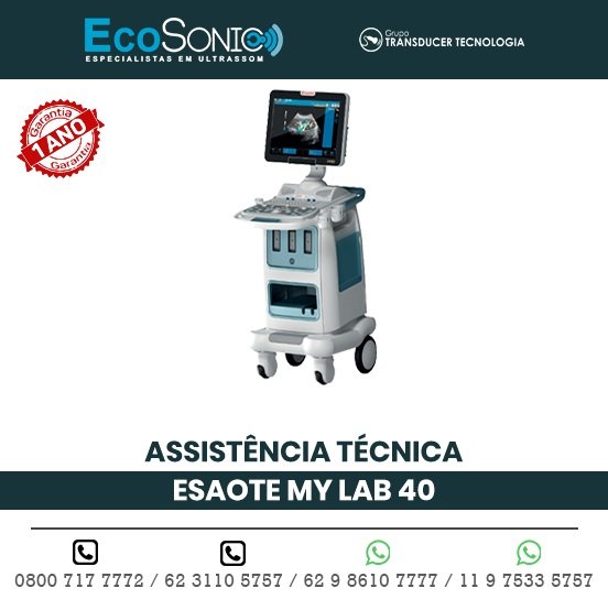 ASSISTENCIA TECNICA ULTRASSOM ESAOTE MY LAB 40