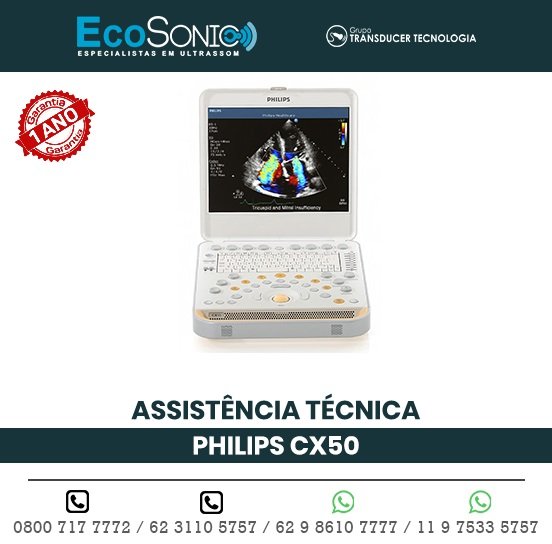 ASSISTENCIA TECNICA ULTRASSOM PORTATIL PHILIPS CX50