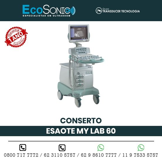 CONSERTO ULTRASSOM ESAOTE MY LAB 60