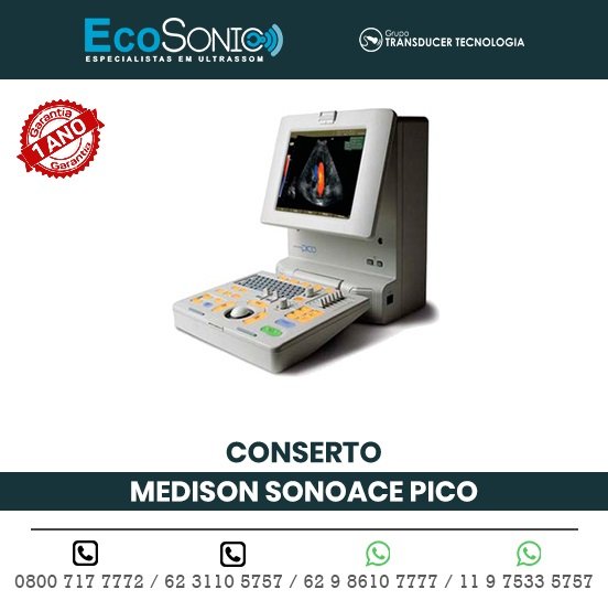 CONSERTO ULTRASSOM PORTATIL MEDISON SONOACE PICO
