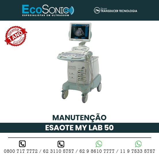 MANUTENCAO ULTRASSOM ESAOTE MY LAB 50