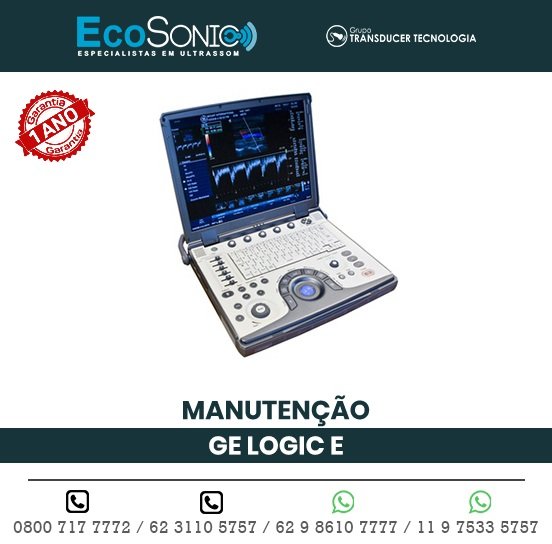 MANUTENCAO ULTRASSOM PORTATIL GE LOGIC E