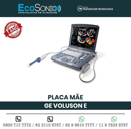 PLACA MAE ULTRASSOM PORTATIL GE VOLUSON E