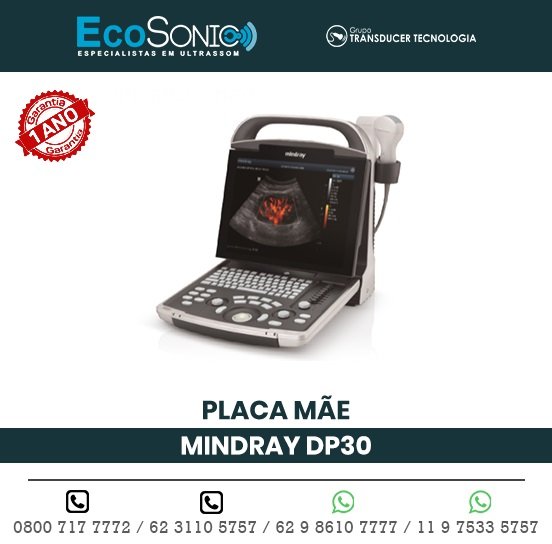 PLACA MAE ULTRASSOM PORTATIL MINDRAY DP30