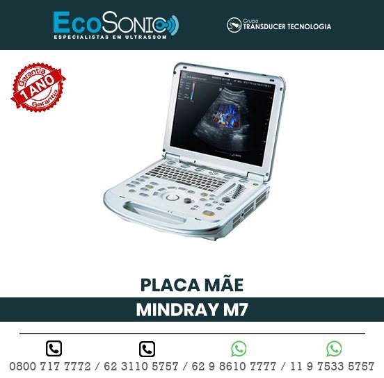 PLACA MAE ULTRASSOM PORTATIL MINDRAY M7