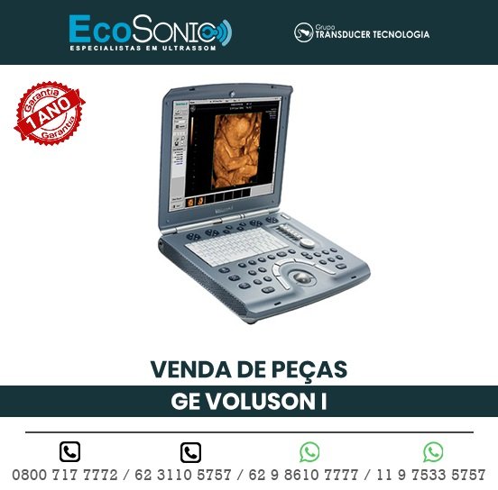 VENDA PECAS ULTRASSOM PORTATIL GE VOLUSON I