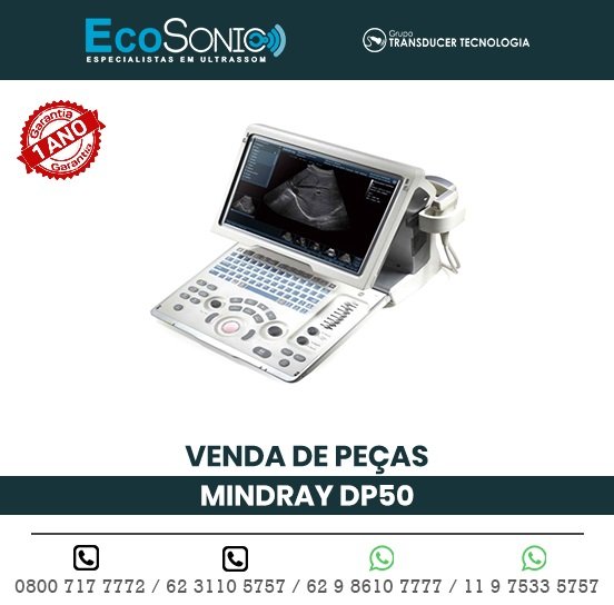 VENDA PECAS ULTRASSOM PORTATIL MINDRAY DP50