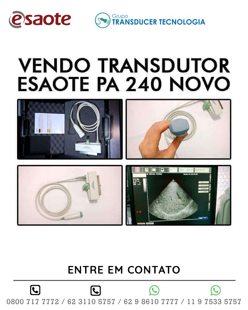 Vendo Transdutor Esaote Cardio PA240